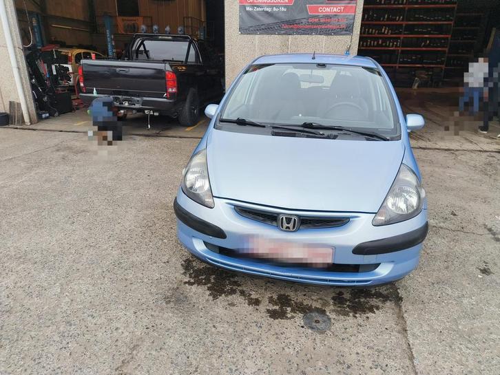 Licht-Blauw honda-Jazz, Autos, Honda, Jazz, Capteur de stationnement, Essence, Euro 4, Hatchback, 4 portes, Automatique, Bleu