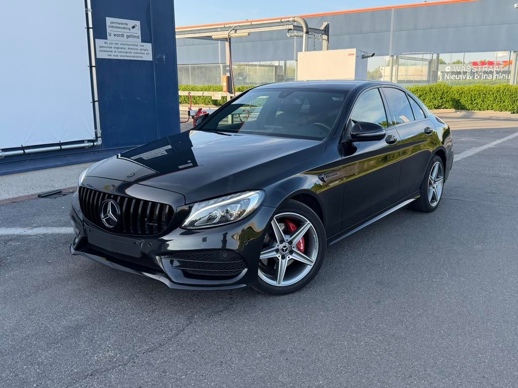 Mercedes C160 C63s AMG Pack 2017 Automaat, Auto's, Automaat, 1596 cc, Euro 6, Zwart