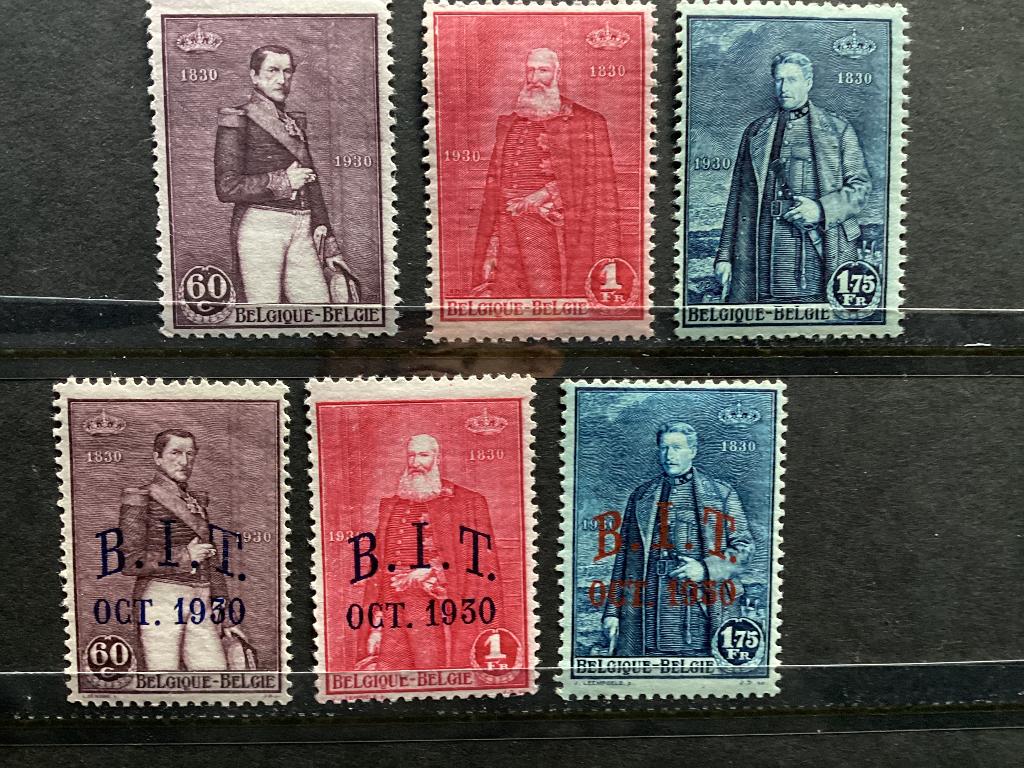 Postzegels 1930 postfris COB 302-307, Verzenden, Postfris, Postfris