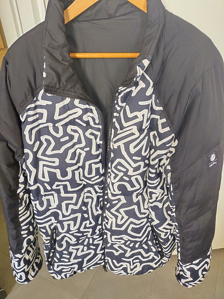 Keith Haring X Element dubbelzijdige winterjas maat XL, Zwart, Maat 56/58 (XL), Ophalen of Verzenden, Element
