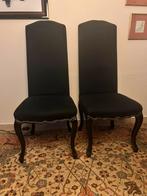 GRATIS AF TE HALEN!!! 2 elegante zwarte stoelen – klassiek, Huis en Inrichting, Ophalen, Gebruikt, Twee, Zwart