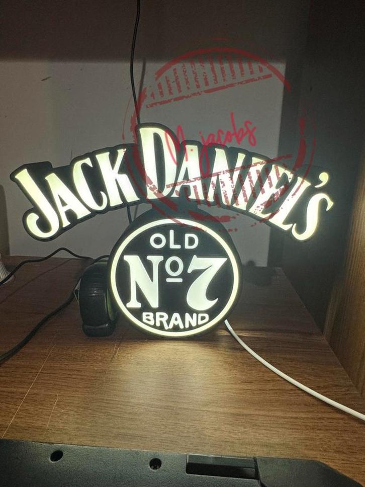 Prachtige Jack Daniels lichtbak/reclamebord te koop., Verzamelen, Merken en Reclamevoorwerpen, Nieuw, Lichtbak of (neon) lamp