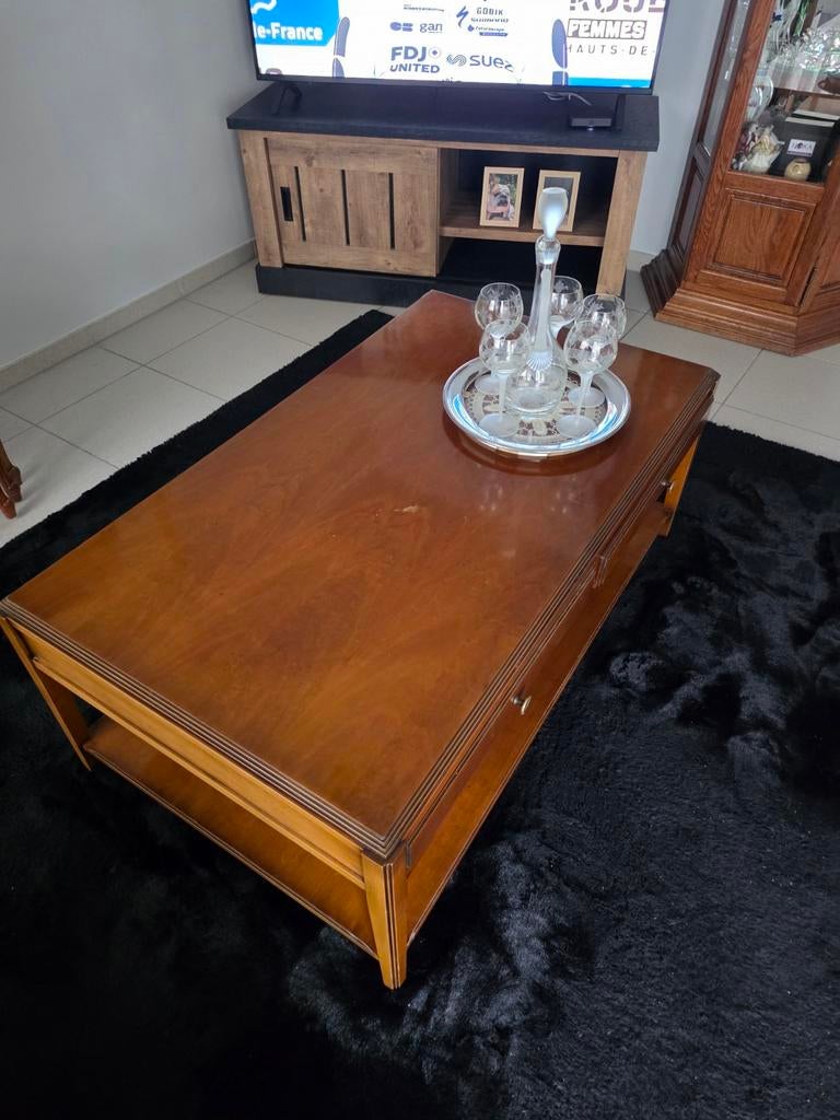 Kerselaar hout salontafel of een goed bod, Ophalen