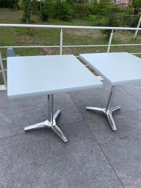 Table de terrasse Bistro, Jardin & Terrasse, Enlèvement, Comme neuf, Rectangulaire, Synthétique