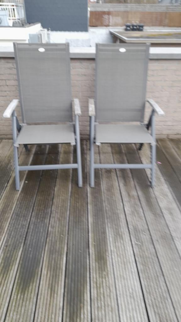 Tuinstoelen Hartman regelbaar prijs voor de 2, Tuin en Terras, Tuinstoelen, Ophalen