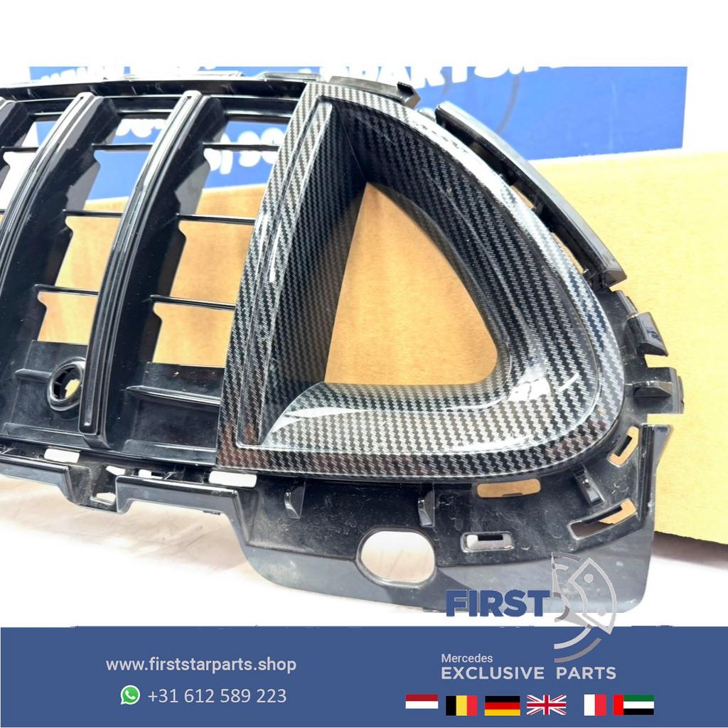 W206 S206 C206 BRABUS CARBON LOOK GRIL C KLASSE AMG GT PANAM, Utilisé, -, -, Enlèvement ou Envoi