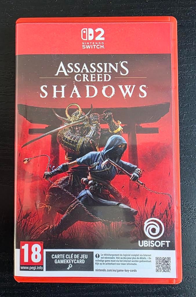 Nintendo Switch 2 : Assassin's Creed Shadows, Consoles de jeu & Jeux vidéo, Enlèvement ou Envoi, Comme neuf