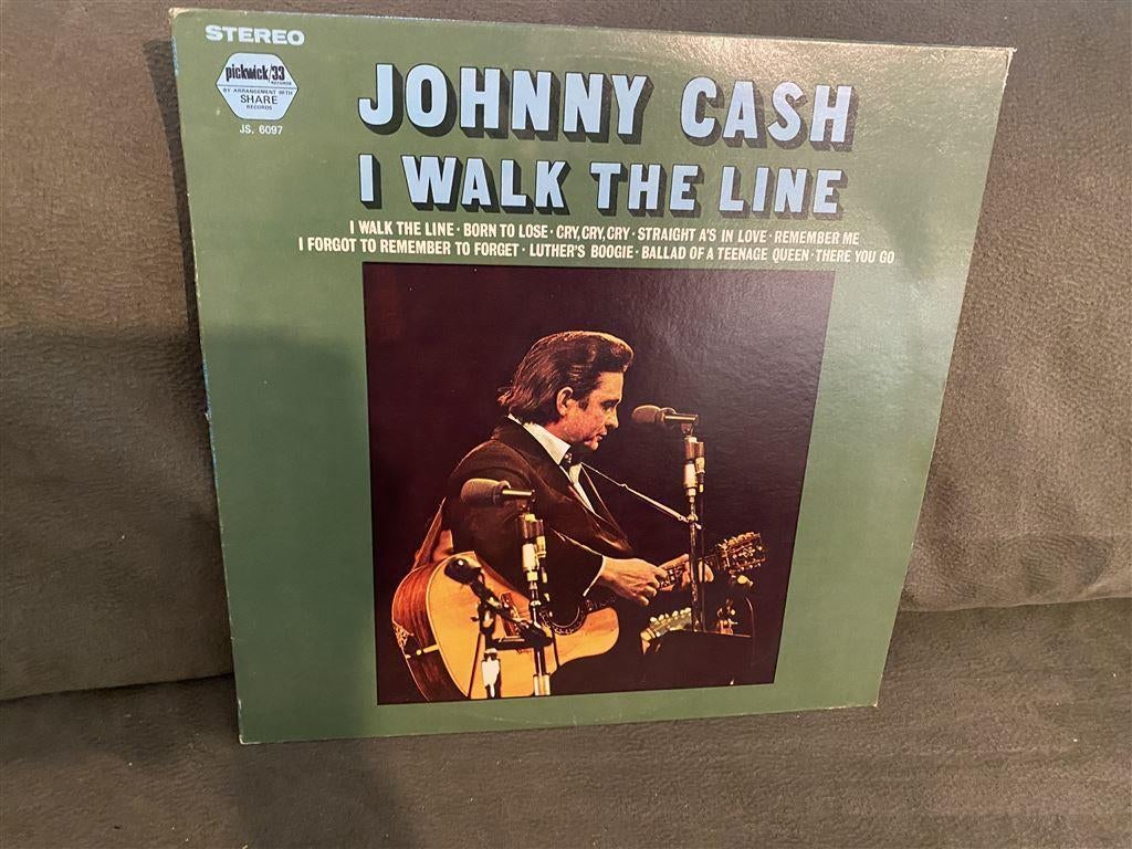 Johnny Cash - i walk the line LP [1007], CD & DVD, Vinyles | Rock, Comme neuf, Envoi