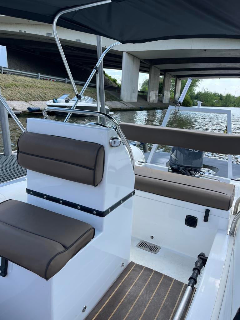 RIB Novurania 460 DL incl trailer, Watersport en Boten, Speedboten, Zo goed als nieuw, Ophalen