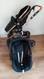 Poussette 3 en 1 pour bébé noir siège auto landeau berceau, Enfants & Bébés, Poussettes & Combinaisons, Enlèvement, Poussette