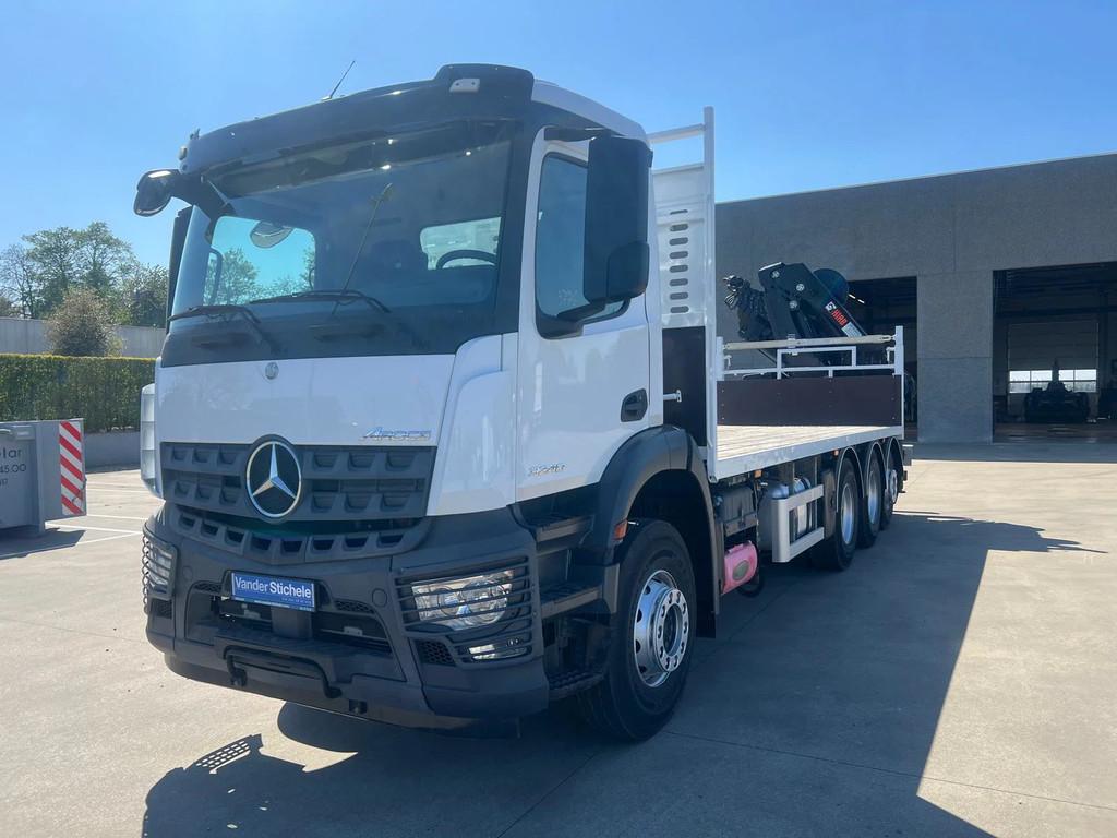 Mercedes-Benz Arocs 3240 HIAB X-HIDUO 258 E-7 - OPEN LAADBAK, Achat, Euro 6, Entreprise, Cruise Control