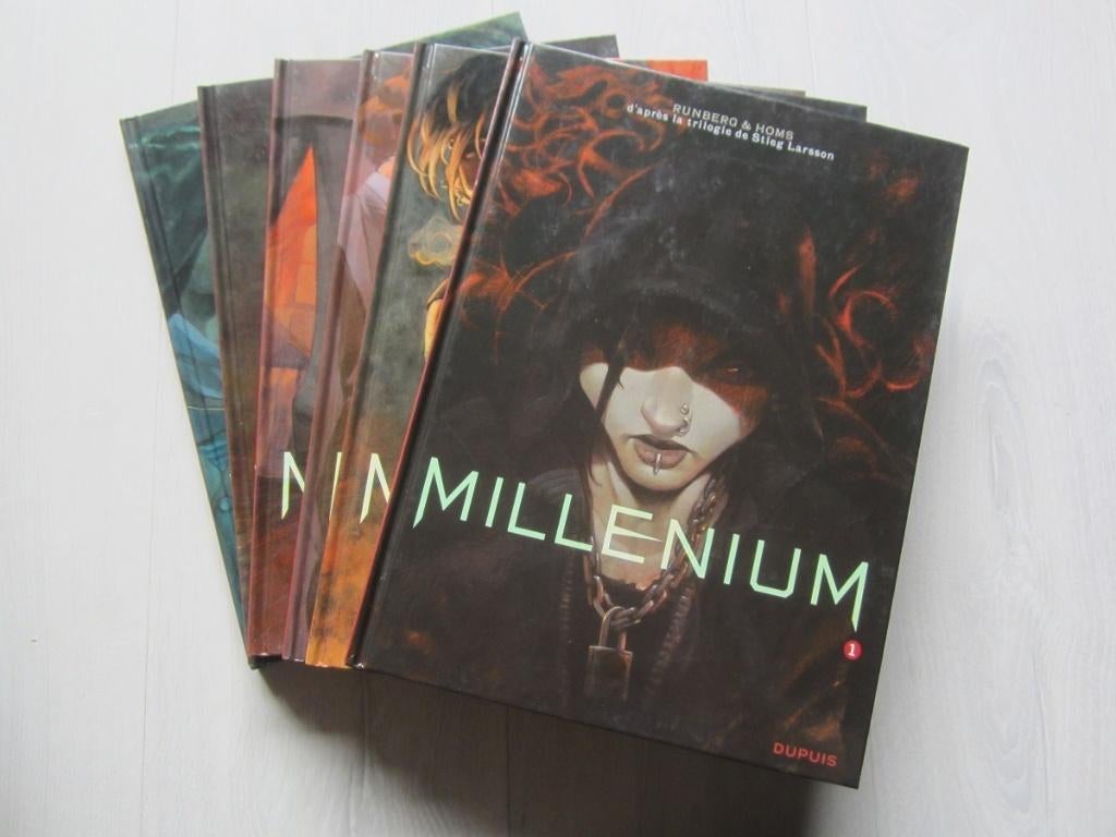 Millenium - T1 à T6 - série complète en E.O., Complete serie of reeks, Ophalen of Verzenden, Zo goed als nieuw, Runberg & Homs
