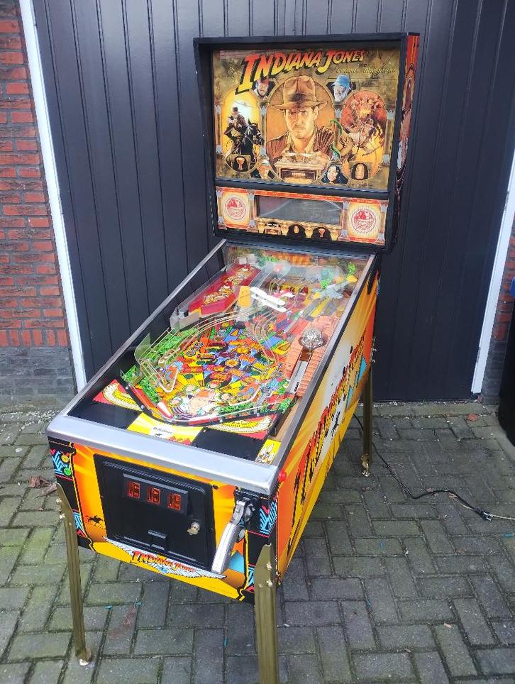 Indiana Jones Williams flipperkast, Collections, Machines | Flipper (jeu), Comme neuf, Imprimante matricielle, Williams, Enlèvement ou Envoi