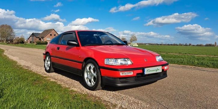 Honda CRX 1.6i DOHC, Autos, Honda, Particulier, CRX, Bluetooth, Essence, Coupé, 3 portes, Boîte manuelle, Rouge, Noir, Tissu, Traction avant