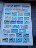 Postzegels dolfijnen / zeehonden, Ophalen