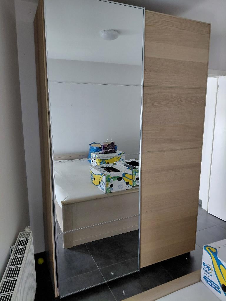 Kleerkast, Huis en Inrichting, Ophalen, Gebruikt, Eikenhout, 50 tot 100 cm