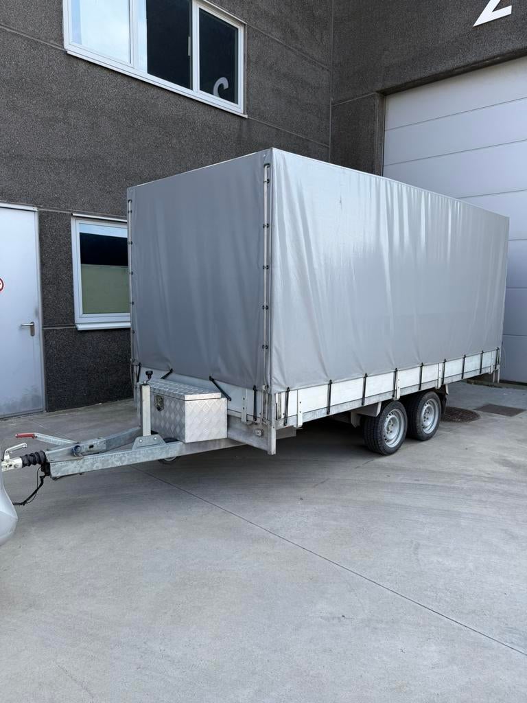Aanhangwagen Anssems met huif (4m), Enlèvement, Comme neuf