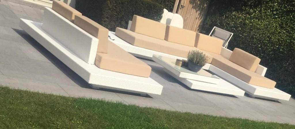 Tuinmeubels, Ophalen, 5 zitplaatsen, Gebruikt, Rotan