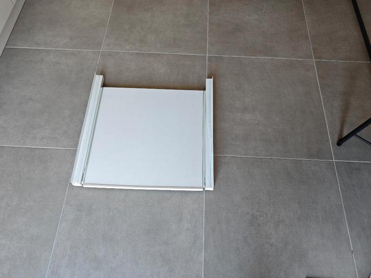 Tussenkader wasmachine en droger met uittrekbare schuif, Electroménager, Pièces & Accessoires, Utilisé, Enlèvement