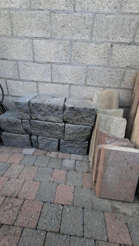 5 pièces complètes de broderie, de broderie et de blocs déco, Jardin & Terrasse, Pavé & Dalles, Enlèvement