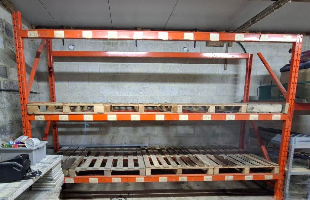 4 Rack de stockage pour palettes, Articles professionnels, Aménagement de Bureau & Magasin | Entrepôt, Rayonnage & Stockage, Enlèvement