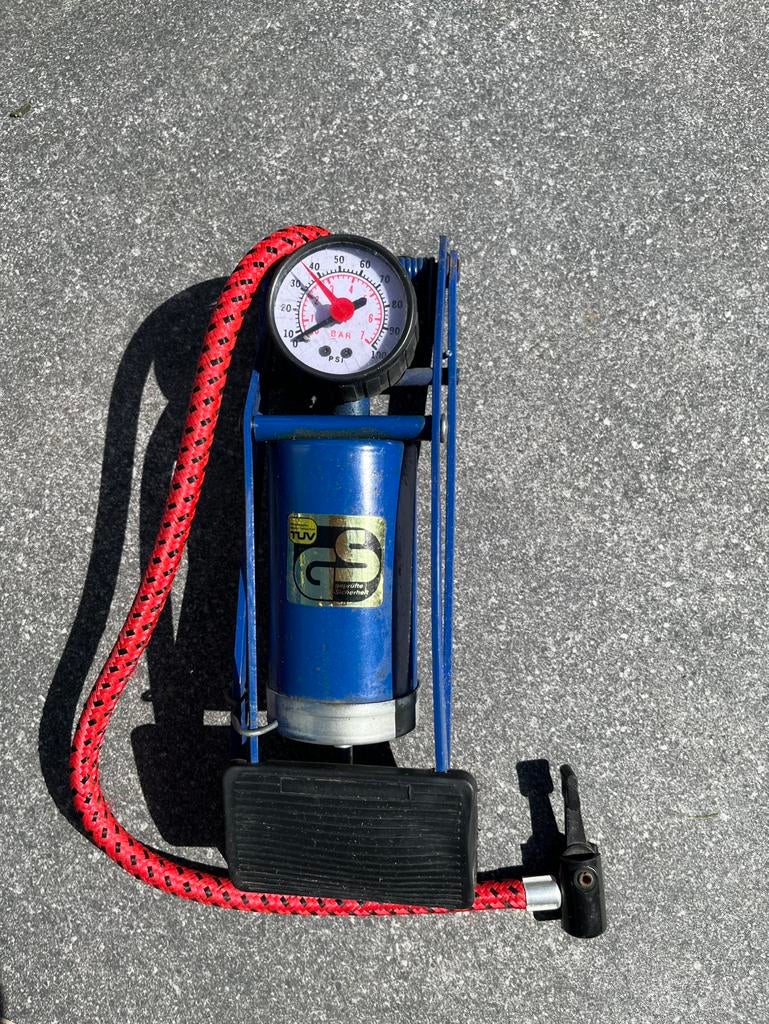 Pedaalpomp, Vélos & Vélomoteurs, Accessoires vélo | Pompes à vélo, Enlèvement, Comme neuf