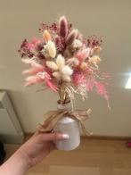 Fleurs séchées et vase, Maison & Meubles, Accessoires pour la Maison | Fleurs séchées, Enlèvement, Comme neuf