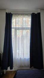 Lot de 2 Rideaux (200x290cm) + Voilage (200x280cm) + Tringle, 200 cm ou plus, Enlèvement ou Envoi, Comme neuf, 200 cm ou plus