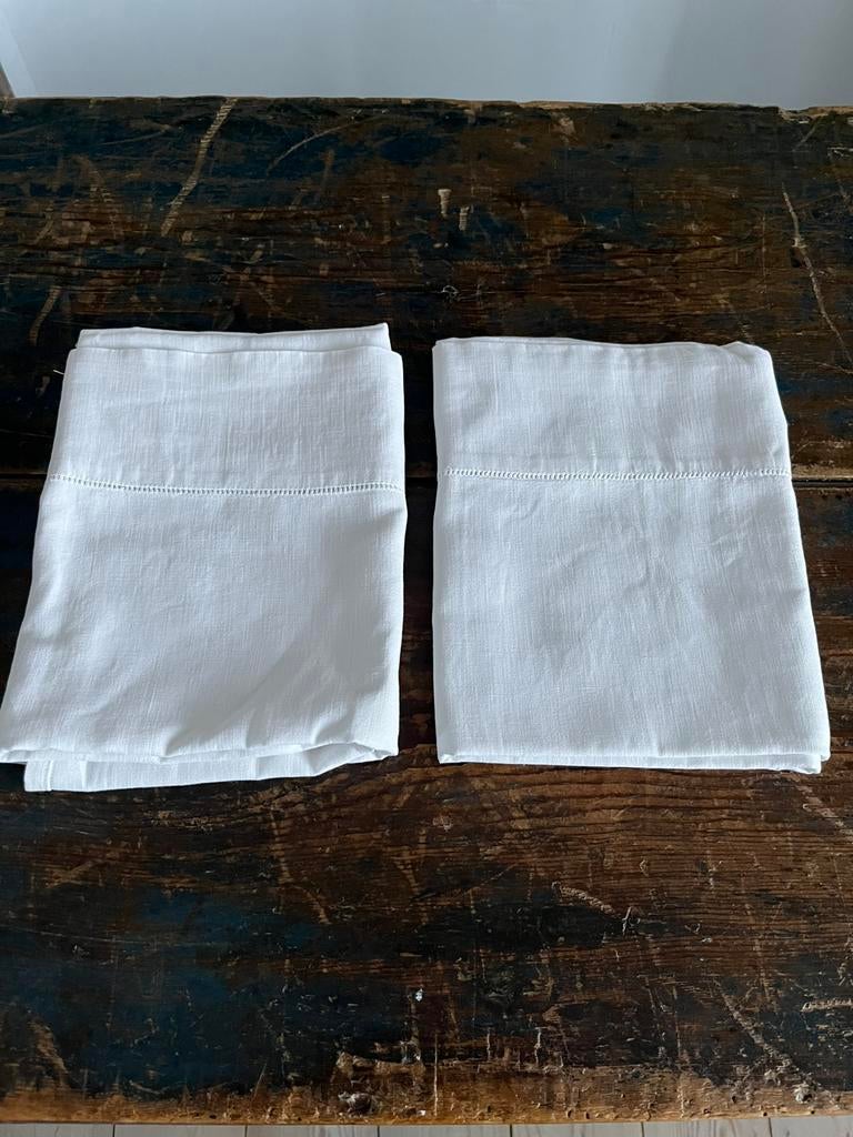 ANTIEKE LINNEN LAKENS BABY WIEG FRANS BEDDENGOED, Kinderen en Baby's, Kinderkamer | Beddengoed, Zo goed als nieuw, Overige typen