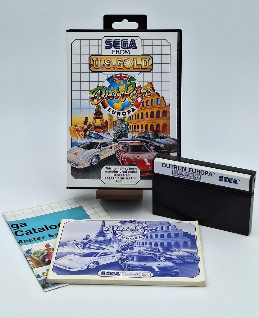 OutRun Europa SEGA Master System US GOLD SEGA PAL CIB, Games en Spelcomputers, Games | Sega, Zo goed als nieuw, Master System