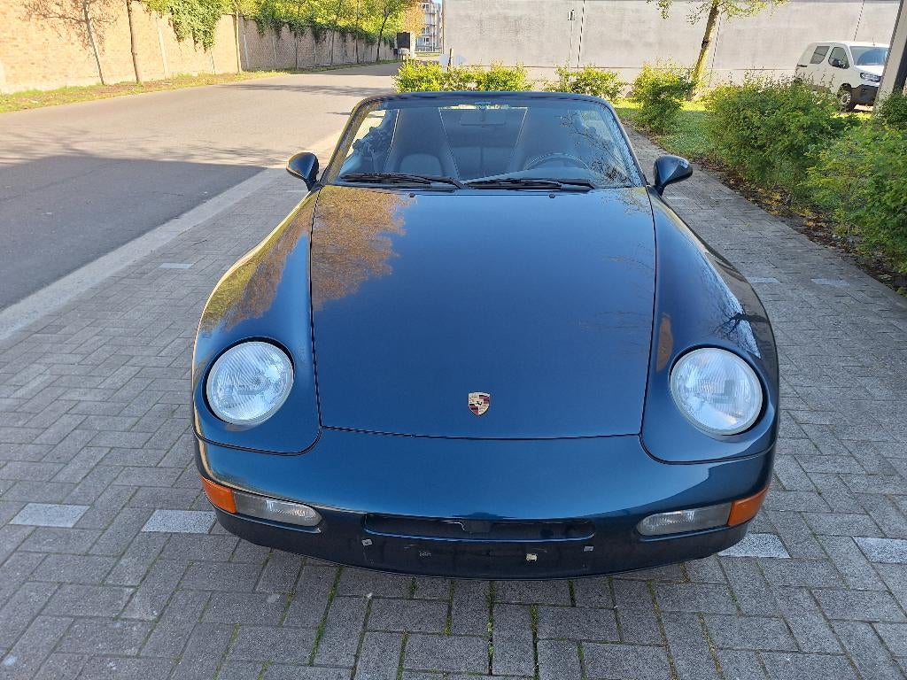 Porsche 968 Cabrio  3.0i  | 1992 | 164dkm, Auto's, Porsche, 4 zetels, Achterwielaandrijving, Zwart, 4 cilinders