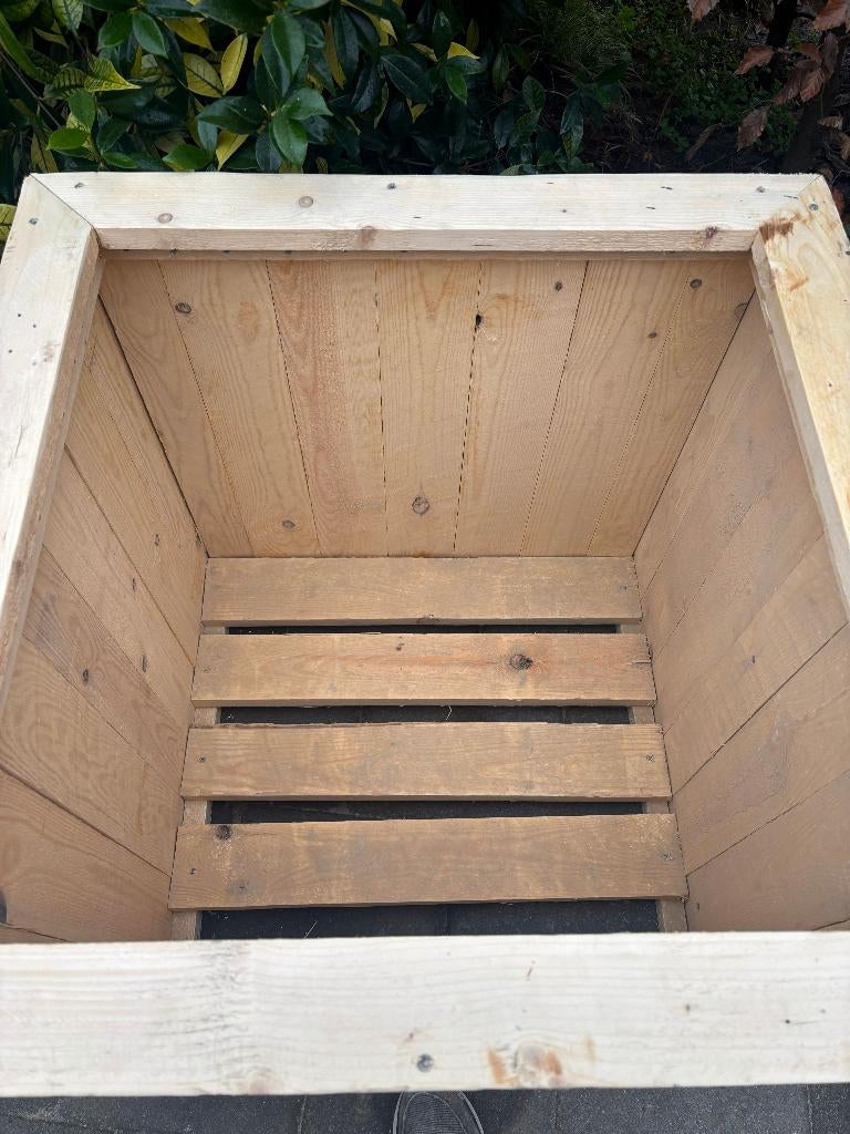 plantenbak grenen 70x70x70, Doe-het-zelf en Bouw, Hout en Planken, Ophalen, Nieuw, Grenen