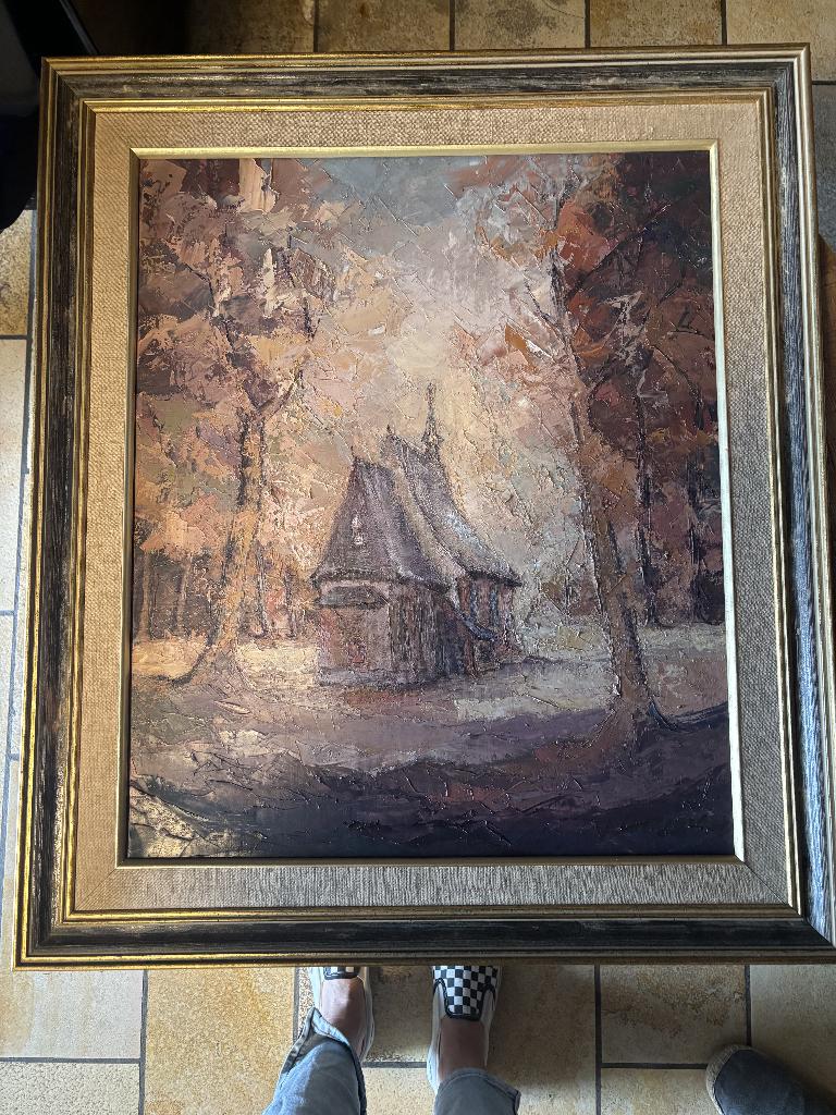 Origineel schilderij Ward Van Ransbeeck – met certificaat, Ophalen