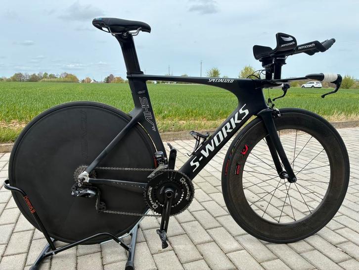 Specialized S-Works Shiv TT – Vélo CLM carbone – Taille 56, Vélos & Vélomoteurs, Vélos | Vélos de course, Comme neuf, Hommes, Autres marques