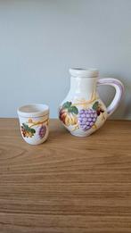 Vintage keramiek wijnset, Ophalen of Verzenden