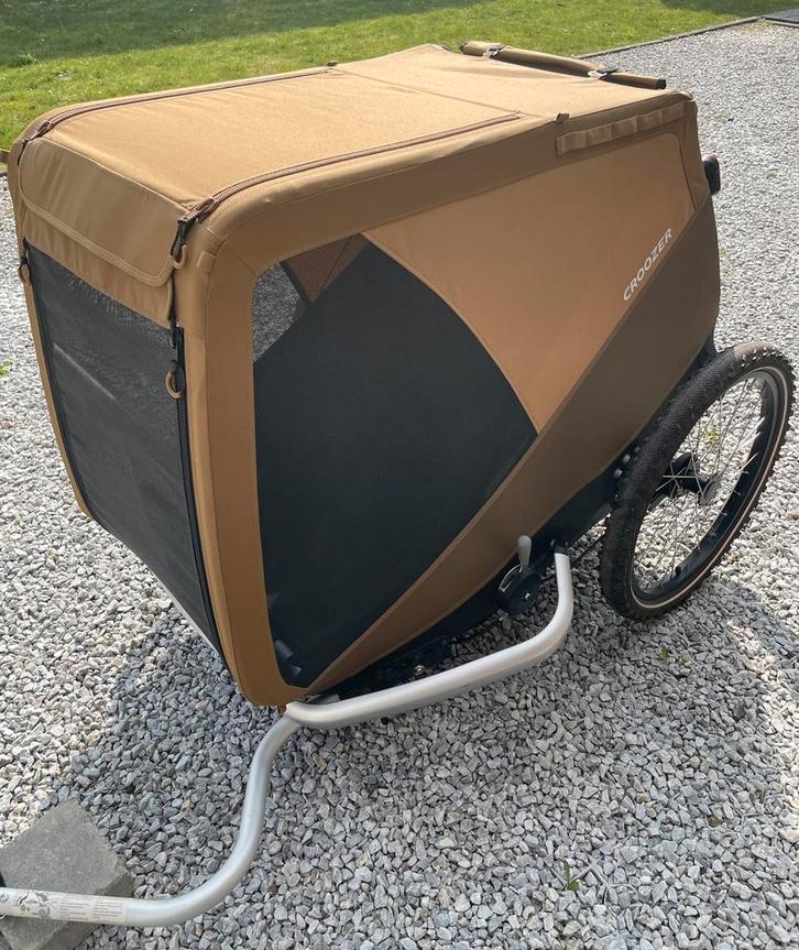 Croozer Dog XL Hondenfietskar, Vélos & Vélomoteurs, Accessoires vélo | Remorques, Comme neuf, Remorque pour chien, Suspension