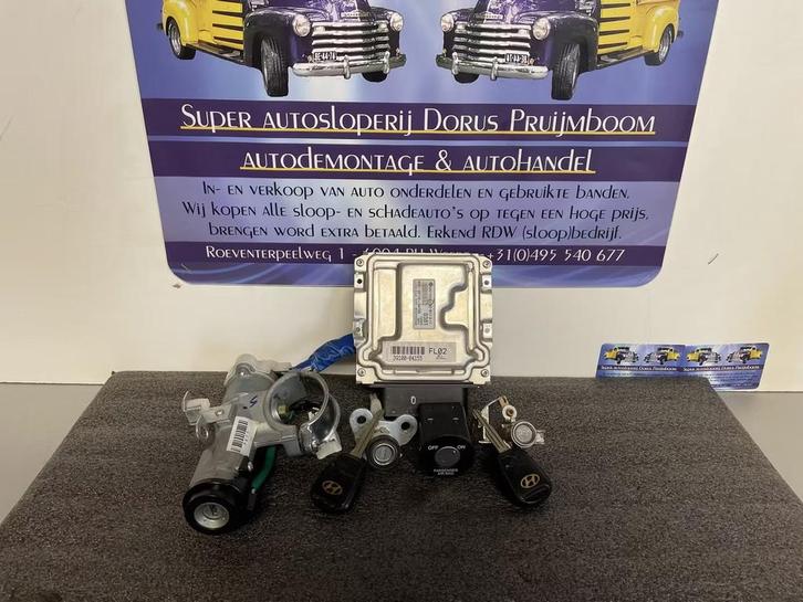 Hyundai i10 contactslot+ECU Compleet, Autos : Pièces & Accessoires, Électronique & Câbles, Hyundai, Utilisé