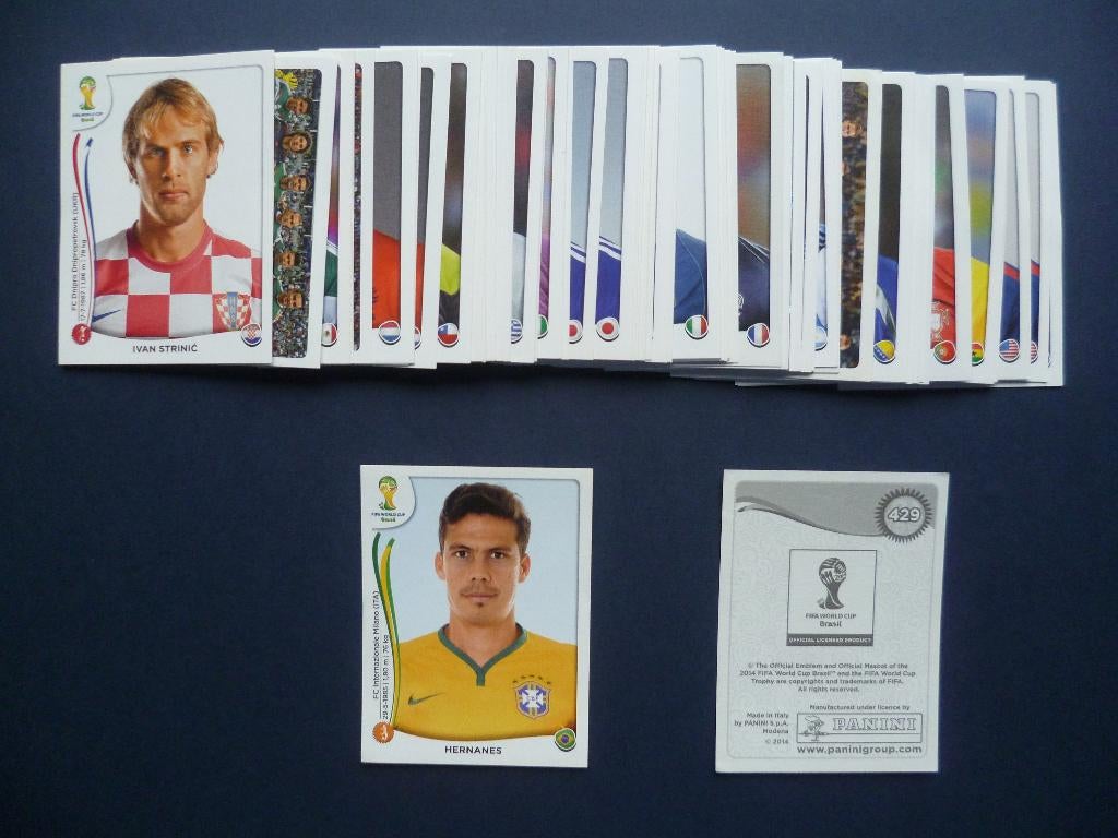 Panini Football stickers voetbal World Cup 2014 Brasil x 92, Verzamelen, Overige Verzamelen, Ophalen of Verzenden, Nieuw
