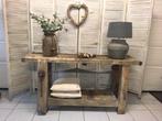 Prachtige werkbank in landelijke stijl, Ophalen, Zo goed als nieuw