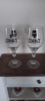 Bierglazen Cornet 3eu per stuk, Verzamelen, Biermerken, Ophalen