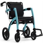 Fauteuil roulant Rollz Motion bleu, Divers, Enlèvement ou Envoi, Pliant, Comme neuf, Fauteuil roulant à pousser