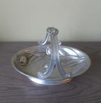 Vide poche en étain avec une poignée de style Art Nouveau, Antiquités & Art, Curiosités & Brocante, Enlèvement ou Envoi