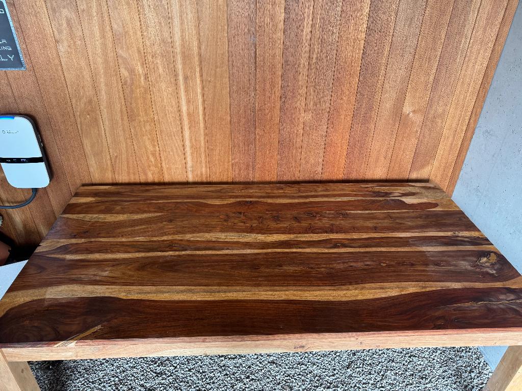 hardhouten teak indoor meubelset, Huis en Inrichting, Complete eetkamers, Ophalen