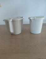 Melk- en suikerpotje Tupperware NIEUW, Ophalen of Verzenden, Nieuw, Crème
