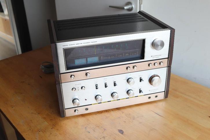 Kenwood KA 6004 + KT6005, Audio, Tv en Foto, Versterkers en Ontvangers, Gebruikt, Stereo, Minder dan 60 watt, Overige merken, Ophalen