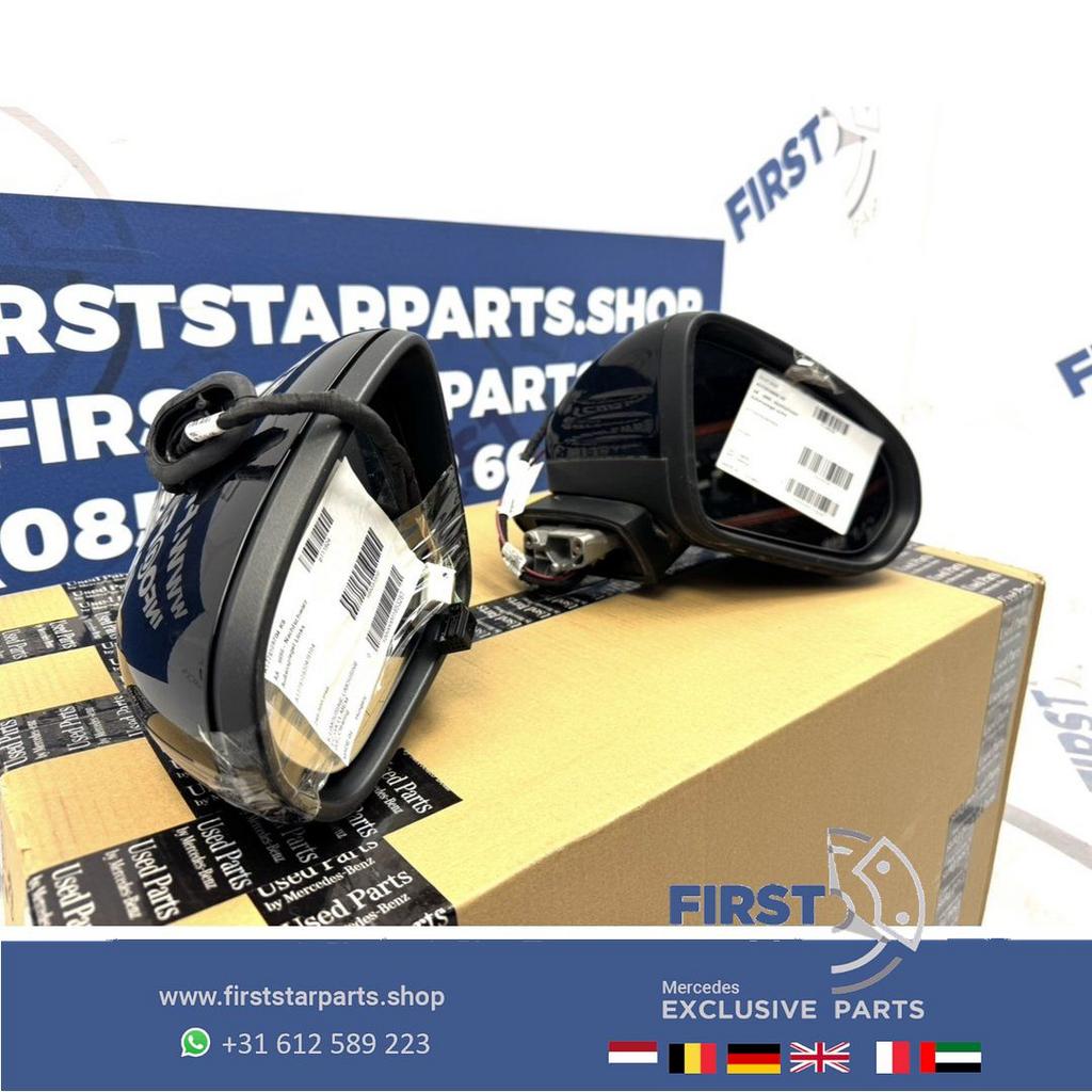 W177 SPIEGEL SET LINKS + RECHTS ZWART WIT GRIJS Mercedes A K, Gebruikt, -, Ophalen of Verzenden, -