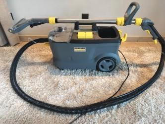 Kärcher Puzzi 10/1 te huur, Elektronische apparatuur, Stofzuigers, Zo goed als nieuw, Waterstofzuiger, 2000 watt of meer, Reservoir