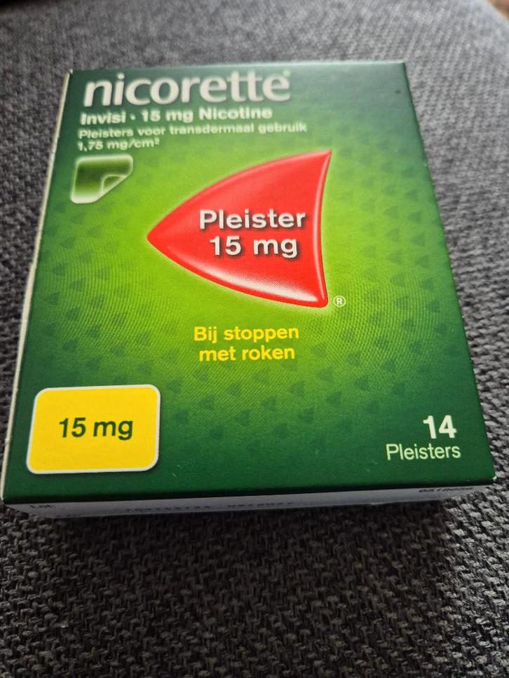 nicotinepleisters nicorette 15 mg nieuw, Divers, Divers Autre, Neuf, Enlèvement ou Envoi