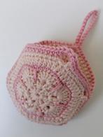 Gehaakt zeepzakje/geurzakje in gemerceriseerde katoen. NIEUW, Hobby en Vrije tijd, Breien en Haken, Ophalen of Verzenden, Nieuw