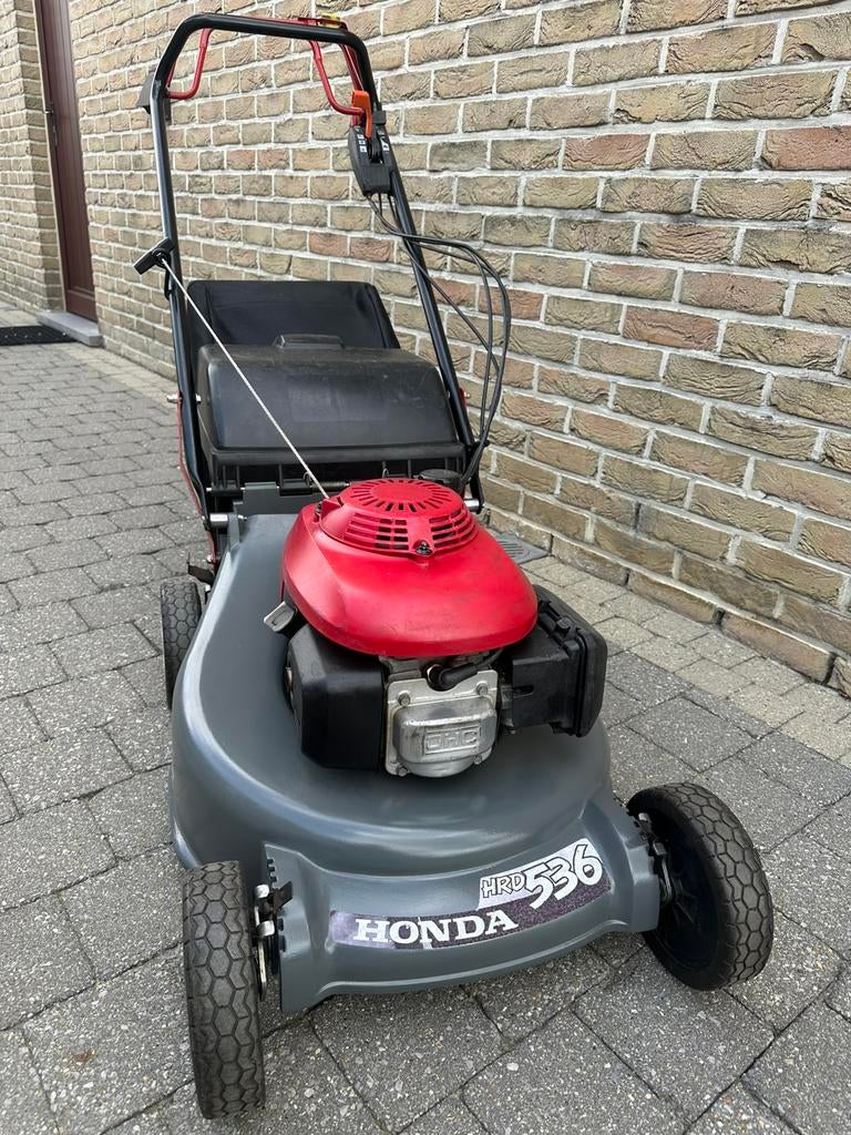 Honda HRD 536, Tuin en Terras, Grasmaaiers, Ophalen, Zo goed als nieuw, 50 cm of meer, Opvangzak